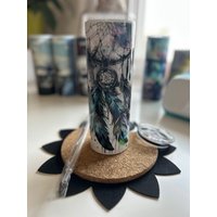 Getränkeflasche Traumfänger/Federn Tumbler 590Ml von FadenZauberDesign