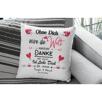 Kissen Mit Namen Datum Ohne Dich Wäre Die Welt Hochzeitstag Valentinstags Geschenk Freund Freundin Geburtstag Kissen Mit Namen Datum Ohne Dich Wäre Die Welt Hochzeitstag Valentinstags Geschenk Freund Freundin Geburtstag von Fadensalat