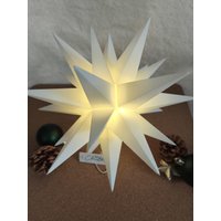 Leuchtstern Mit Integrierter Beleuchtung Leuchtstern Mit Integrierter Beleuchtung von FadenundHolz