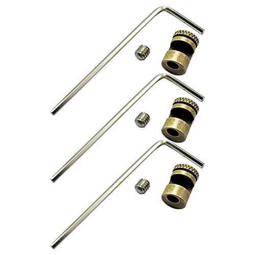 Klappmesser mit Sechskant-Schraubenschlüssel – Edelstahl-Klappmesser, Daumenbolzen, Schraubenentfernungswerkzeug, Daumenbolzen für Buck 110 (Größe: Typ: 3er-Pack) von Faderr