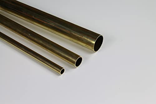 Färber Messing Rohr MS63 1-40mm ⌀15x2mm Länge 1 Meter CuZn37 CW508L Rundrohr von Färber Metall- und Kunststoffhandel