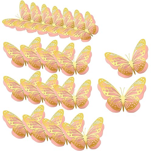 Faeymth 20-Teilige 3D-Schmetterlings-Partydekoration, 2 Riesige Papier-Schmetterlingsaufkleber, 3 Größen Faeymth 20-Teilige 3D-Schmetterlings-Partydekoration, 2 Riesige Papier-Schmetterlingsaufkleber, 3 Größen von Faeymth