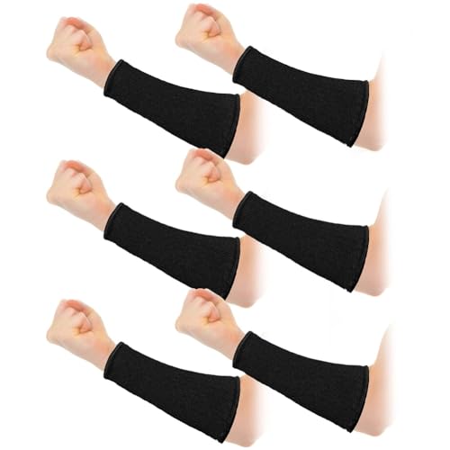 Faeymth 3 Paar Armschützer für Dünne Haut und Blutergüsse, Schnittfeste Unterarmmanschette, Level 5, Arm-Verbrennungsschutzmanschette von Faeymth