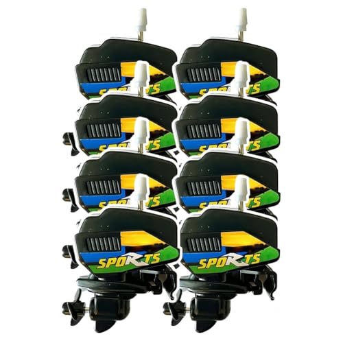 Faeymth Kaffeerührer mit Bootsmotor - Aufziehbarer Mini-Kaffeemixer mit Bootsmotor für Tassen, Propeller-Kaffeerührer (Zufällige Aufkleber) von Faeymth