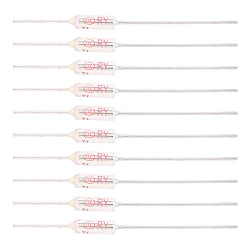 10 Stück Metallschalen-Thermosicherungsabschaltung, 250 VAC 10 A Temperatursicherung TF 72-250 ℃(150℃) von Fafeicy