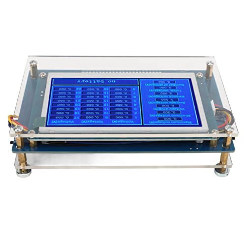 24S-Batterie-Tester Multi-Daten-Display-Serie Lithium-Batterie-Tester 2V-4,5 V, Batterie-Lastentester, Batteriespannungstester mit Acrylschalen-Schale für RC-Modell, (mit 24S-Batterie-Tester Multi-Daten-Display-Serie Lithium-Batterie-Tester 2V-4,5 V, Batterie-Lastentester, Batteriespannungstester mit Acrylschalen-Schale für RC-Modell, (mit von Fafeicy