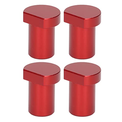 4 Stück Bankhaken, Holzbearbeitungs-Desktop-Begrenzungsblöcke mit 20 Mm / 0,8 Zoll Durchmesser, Multifunktionale Werkbank-Peg-Bremsanschläge(Rot) von Fafeicy