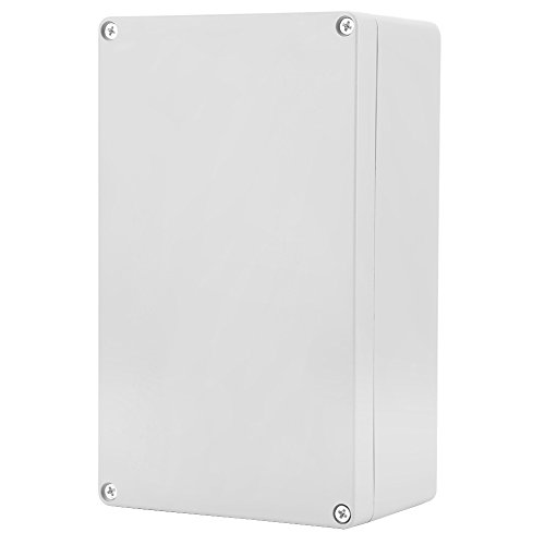 Anschlussdose, IP65 ABS Wasserdichtes Instrumentenkoffer für Elektrische Projektboxen für Innen und Außenelektrik, Kommunikation, Feuerlöschgeräte (200 * 120 * 75mm) von Fafeicy