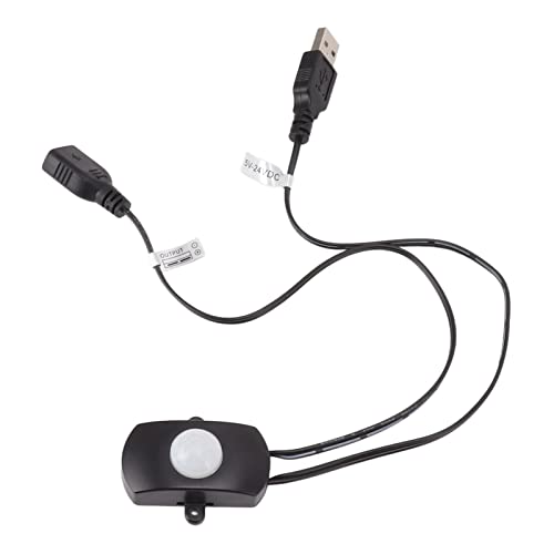 Bewegungsaktivierter Sensor, PIR-Bewegungsaktivierter Körpersensorschalter, DC 5 V Bis 24 V, USB-Smart-Bewegungsmelderschalter für LED, Bewegungsaktivierte Schalter von Fafeicy