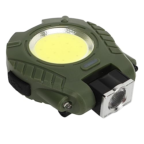 Clip-On-Hutleuchte, LED-Clip-On-Hutlampe mit Flaschenöffner und COB-Arbeitslicht für Notfälle Im Freien, Stirnlampen von Fafeicy