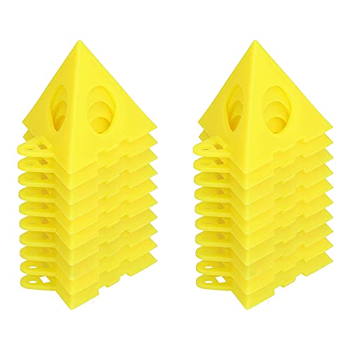 Cone Support, Cone Riser, 20-teilige Maler-Pyramidenständer, Cone Support Stand Pyramid Riser Plastic Set Kit for Canvas Cabinet Door, Artists Painting Supplies von Fafeicy