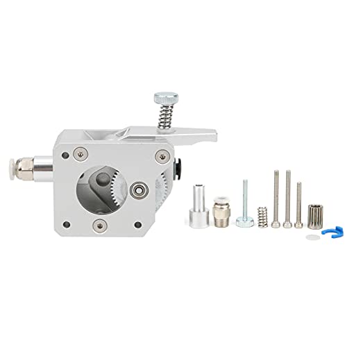 Extruder 3D-Druckerextruder Doppelzahnrad für Extruder Doppelantriebsextruder Vollmetallgehäuse 1,75 mm Verbrauchsmaterial für 3D-Drucker(Right hand) von Fafeicy