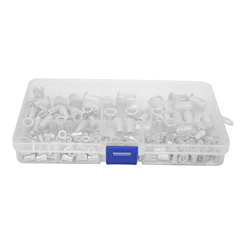 Fafeicy 150 Stück Nietmutter, M3 M4 M5 M6 M8 Aluminium Nietmutter, Gewindeeinsatzmuttern Kit, Hardware Befestigungselemente, Mutter von Fafeicy
