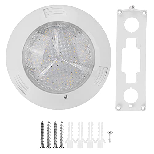 Fafeicy 160LED Unterwasserlampe Pool Light AC12V 18W IP68 Wasserdicht für Schwimmbäder Landschaftsbeleuchtung 3000k Warmer Weiß 10,2 Zoll von Fafeicy