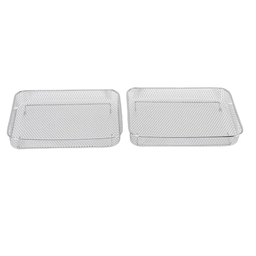 Fafeicy 2pcs Frittichkorbschale für Bravo XL Fryer Toaster Ofen Safer und Geschmackloser, Verchromtes Verchromkochen für Köstliche Gerichte von Fafeicy
