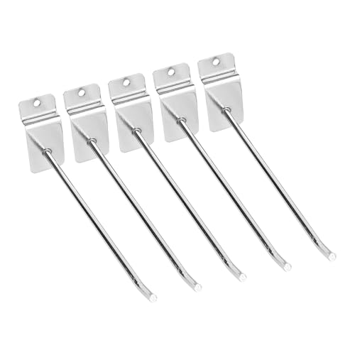 Fafeicy 30 Grad Umgedrehtes 6 -Zoll -Lamellen Wall Panel Haken 25 PCS Chrom Finish für Ladenregalspeicher Fafeicy 30 Grad Umgedrehtes 6 -Zoll -Lamellen Wall Panel Haken 25 PCS Chrom Finish für Ladenregalspeicher von Fafeicy