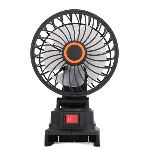 Fafeicy 4 Zoll Tragbarer Batteriebetriebener Lüfter, 360 -Grad -oszillierende Wiederaufladbare Outdoor -Lüfter, für BL1840 18 -V -Batterien von Fafeicy