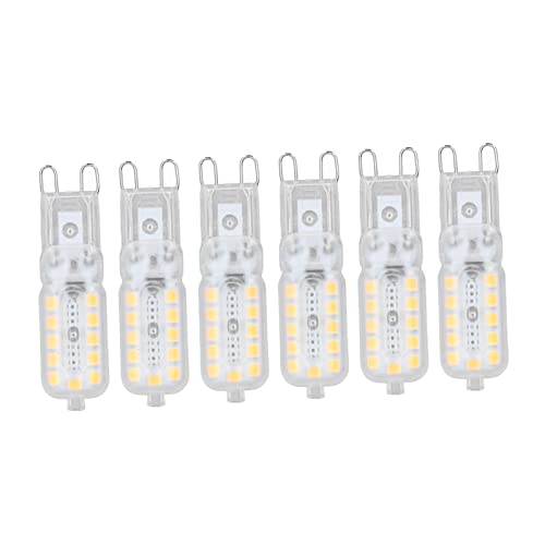 Fafeicy 5 W G9 LED-Glühbirne, Dimmbar, G9-Kapselbirne für Hängelampen, Deckenlampen, Wandlampen (Warmweiß 220–240 V) von Fafeicy