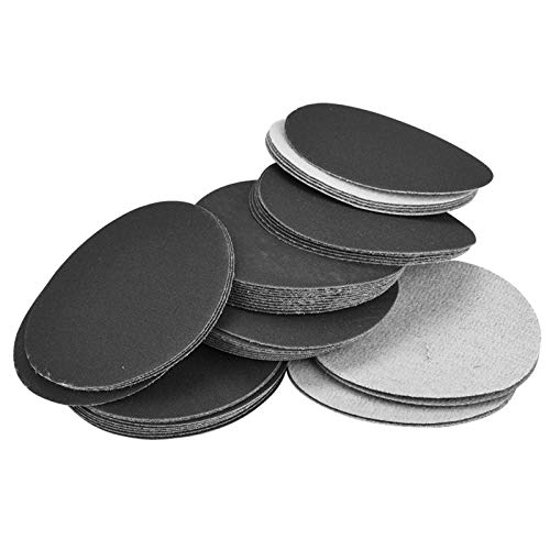 Fafeicy 50pcs Haken und Schleifen 75 -mm -Schleiferscheibenscheibenscheibenpolierpapier Schleibschleibpapier für Metallholz -Kunststofffarbe (3 in 400#) von Fafeicy