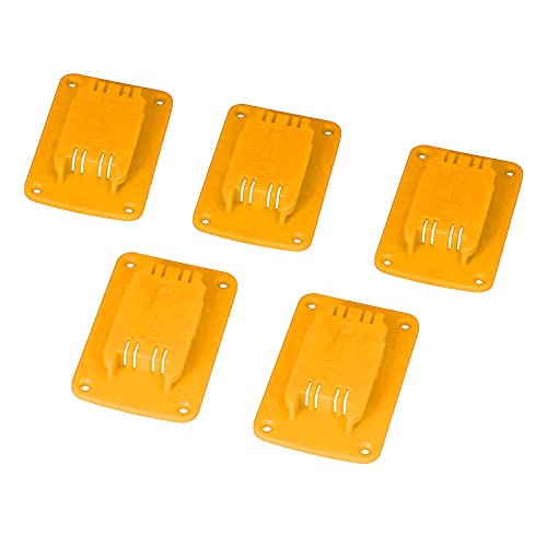 Fafeicy 5pcs M18 18V Lithium -Batteriehalter -Halterung für Elektrowerkzeuge mit ABS -Material Tool Lagerregal Organizer Halterung Fester Halter (YELLOW) von Fafeicy