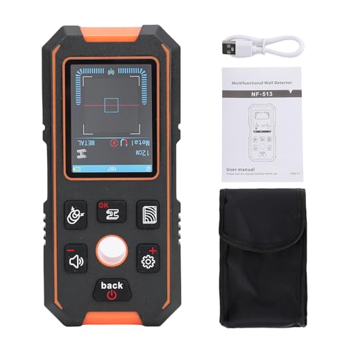 Fafeicy 6 in 1 Stud Finder Wand Scanner Versteckter Draht Detektor Live Draht Detektor AC Draht Detektor mit 2,4 "HD Farbbild Schirm für Holz Metall Studs Erkennung & Tiefen Messung Fafeicy 6 in 1 Stud Finder Wand Scanner Versteckter Draht Detektor Live Draht Detektor AC Draht Detektor mit 2,4 "HD Farbbild Schirm für Holz Metall Studs Erkennung & Tiefen Messung von Fafeicy