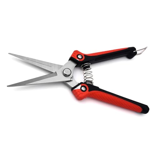 Fafeicy Beschneidigenschere Langlebige Edelstahl 3 -Stcs für Gartenbaum -Trimmbecher Hand Pruner Manual Garten Secateurs Branch Cutter für Yard Farm Rot/Gelb (3 Stk) von Fafeicy