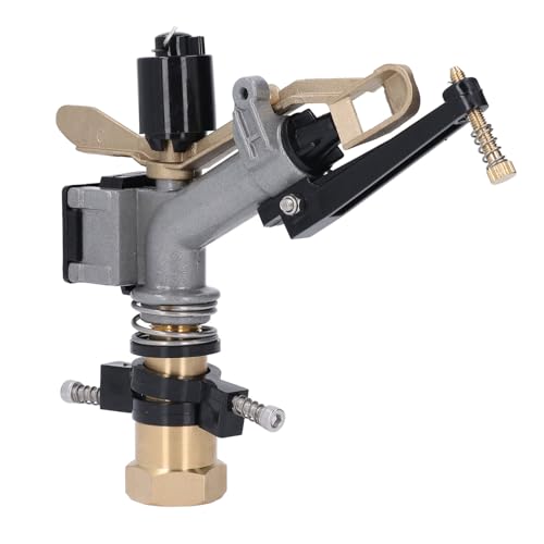 Fafeicy Bewässerungssprinkler Auto Drehen Große Flächen -Misting -Sprühgerät für Gartengarten Rasen, Aluminiumkupfermaterial Fafeicy Bewässerungssprinkler Auto Drehen Große Flächen -Misting -Sprühgerät für Gartengarten Rasen, Aluminiumkupfermaterial von Fafeicy