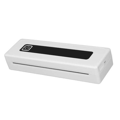 Fafeicy Bluetooth-Thermodrucker Typ C, Tragbarer Kabelloser Thermo-Mobildrucker für Home Office Business School von Fafeicy