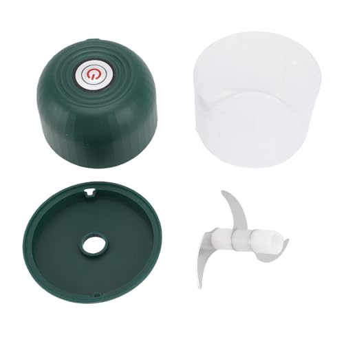 Fafeicy Compact 3 Blades Electric Knoblauch Mincer Knirscht Günstig Knoblauchhacker für das Kochen von Enthusiasten Abs Material Leichtes Design (dunkelgrün) von Fafeicy