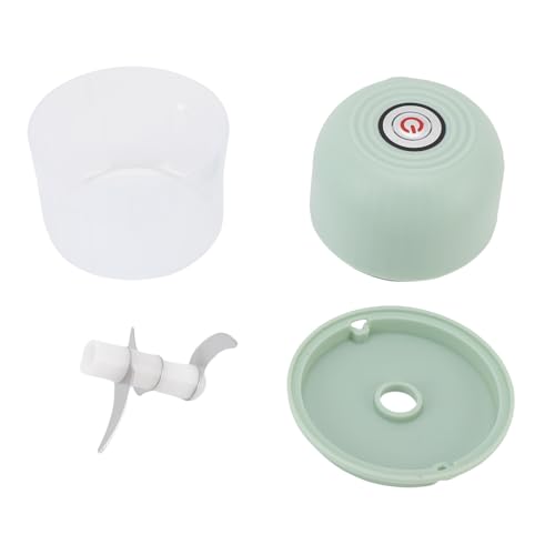 Fafeicy Compact 3 Blades Electric Knoblauch Mincer Knirscht Günstig Knoblauchhacker für das Kochen von Enthusiasten Abs Material Leichtes Design (hellgrün) von Fafeicy