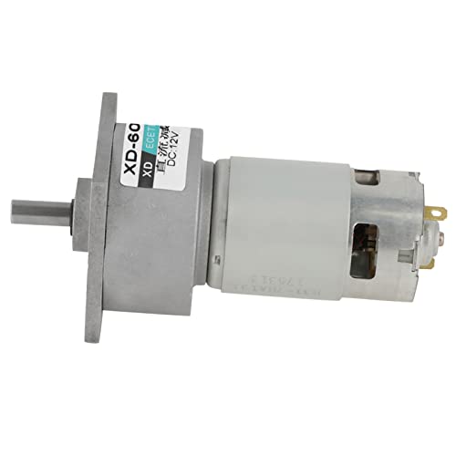 Fafeicy DC 12V 24 V 35W Metallgetriebe Motor 5 Bis 600 U per min Einstellbare Geschwindigkeit CW CCW Rotation für Automatisierungsgeräte (12V30 Rabatt) von Fafeicy