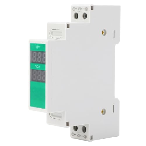 Fafeicy DIN Rail Voltmeter Digitales LCD -Display für Elektrische Geräte von Fafeicy