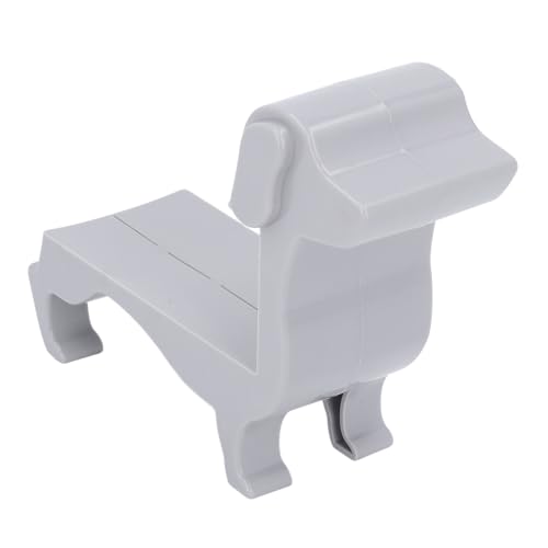 Fafeicy Dachshund Weinflaschenhalter Charmante Praktische Esszimmerdekor für Weinliebhaber Plastikmaterial (Grey) von Fafeicy
