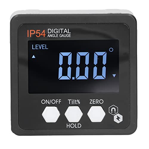 Fafeicy Digital Neiginometerwinkelspiegel -Finder mit Magnetischer Basis IP54 Wasserdicht 0,1 ° Genauigkeit für die Holzbearbeitung 57x26x54 Mm Fafeicy Digital Neiginometerwinkelspiegel -Finder mit Magnetischer Basis IP54 Wasserdicht 0,1 ° Genauigkeit für die Holzbearbeitung 57x26x54 Mm von Fafeicy