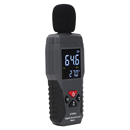 Fafeicy Digital Sound Decibelimetro Sound Level Messgerät, DB -Meter Sonometre Level Messgerät 30 Bis 130DBA Messbereich Dezibel Messgeräuschvolumenmessung Instrument Messung Instrument von Fafeicy