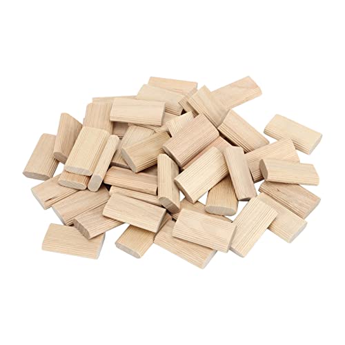 Domino-Zapfen, Lose Zapfen, 50 Stück Domino-Zapfen Zum Basteln mit Holz, 8 X 22 X 40 Mm, Holz von Fafeicy