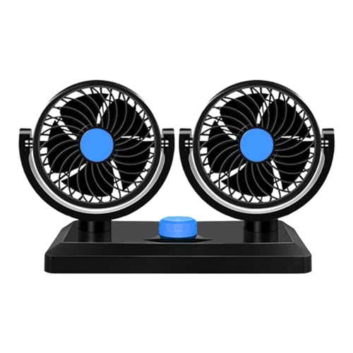 Fafeicy Dual Head USB-Autolüfter, 360 Grad Drehbar mit USB-Schnittstelle, für Tragbaren Kühllüfter Im Armaturenbrett von Autos, Wohnmobilen und Lastwagen Fafeicy Dual Head USB-Autolüfter, 360 Grad Drehbar mit USB-Schnittstelle, für Tragbaren Kühllüfter Im Armaturenbrett von Autos, Wohnmobilen und Lastwagen von Fafeicy