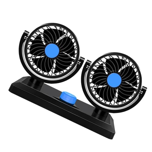 Fafeicy Dual Head USB Car Cooling Lüfter, 360 -Grad -Rotatable -tragbarer Fahrzeugventilator für Armaturenbrett mit Super Ruhigem ABS -Plastik -Design für Car Trucks Wohnmobile Fafeicy Dual Head USB Car Cooling Lüfter, 360 -Grad -Rotatable -tragbarer Fahrzeugventilator für Armaturenbrett mit Super Ruhigem ABS -Plastik -Design für Car Trucks Wohnmobile von Fafeicy