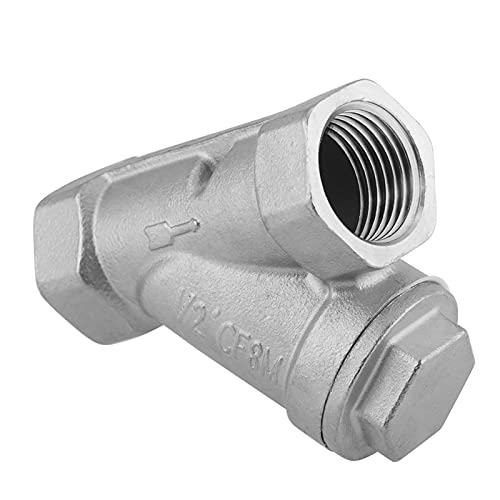 Fafeicy Edelstahl -Y -Sieb, 1/2 -Zoll -Pt -Gewinde -Y -Typ -Typ mit Dual -Mesh für Wasserdampfgasrohrleitungen, DN15 -Rohranschluss für Pumpenventileinlassschutz Fafeicy Edelstahl -Y -Sieb, 1/2 -Zoll -Pt -Gewinde -Y -Typ -Typ mit Dual -Mesh für Wasserdampfgasrohrleitungen, DN15 -Rohranschluss für Pumpenventileinlassschutz von Fafeicy