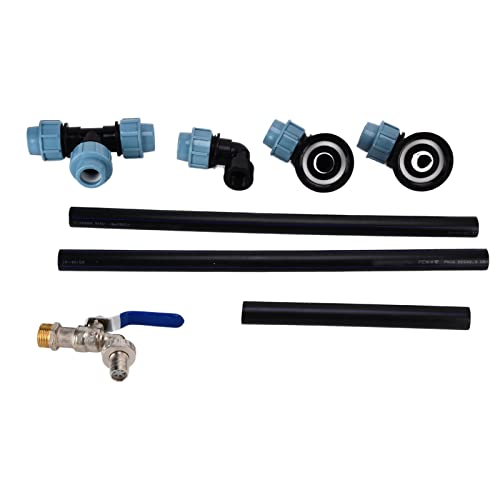 Ellenbogen-IBC-Adapter, Schwanenhals-Auslasshahnanschluss, 60 Mm Einlassdurchmesser, Wird Verwendet, um Den IBC-Tank in Reihe zu Schalten, um die Position Des(Zwei Serie erhöhen) von Fafeicy