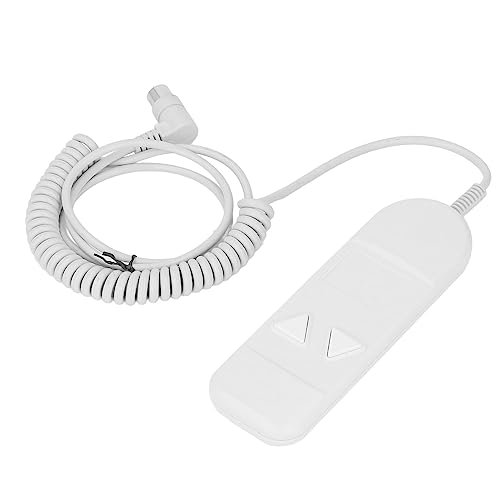 Fafeicy Fernbedienungs-Handcontroller für den Stromversuchungsscheiben-Liegestuhl, 8-Pin-2-Taste, Easy Up Down Control, Breite Kompatibilität, Bequeme Installation mit 90-Grad-Runde von Fafeicy