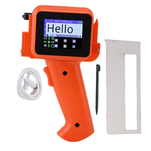 Fafeicy Handheld Inkjet -Druckerpistole Smart Tragbarer Mini mit HD -LED -Touchscreen ohne Patrone 12,7 Mm QR -Code -Barcode -Druck für Verschiedene Materialien von Fafeicy