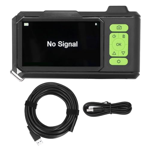 Fafeicy Industrielle Endoskop Kamera 1080P HD 4,3 Zoll IPS Tragbare Inspektions Kamera mit Assist Light für Auto-Reparatur und Rohr Inspektion (1m) von Fafeicy