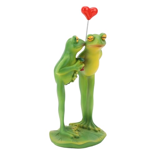Fafeicy Innovative 3D -Frosch -Dekorpaar Figur, Detaillierte Tierverzierungen, Lustige Neuheit Desk Dekoration, Großartige Geschenkauswahl [Verwandte und Freunde] von Fafeicy