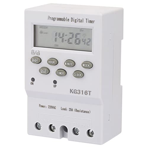Fafeicy KG316T Microcomputer Timer Switch Programmierbares Digitales Zeitsteuerung 220V 25a für Haushaltsgeräte Beleuchtung Warmwasserbereiter Fafeicy KG316T Microcomputer Timer Switch Programmierbares Digitales Zeitsteuerung 220V 25a für Haushaltsgeräte Beleuchtung Warmwasserbereiter von Fafeicy
