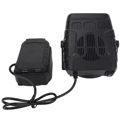 Fafeicy Kabelloser Raumheizer mit Zwei USB-Anschlüssen, 2 Temperatureinstellungen, Tragbarer Batteriebetriebener Heizer von Fafeicy