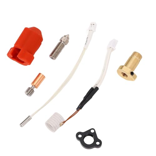 Fafeicy Keramikheizungskit 60W Schnellheizung Heißer Ende Ersatz für Ender 3 V3 Ke mit Bimetallisch von Fafeicy