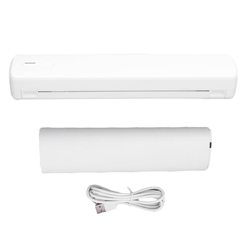 Fafeicy Kompakter Thermischer Drucker, Tragbarer Tintenloser Drucker für Zuhause, Büro und Schule mit 203DPI-Auflösung, Kompatibel mit IOS, und OS X, 57-216 Mm Papierunterstützung, von Fafeicy