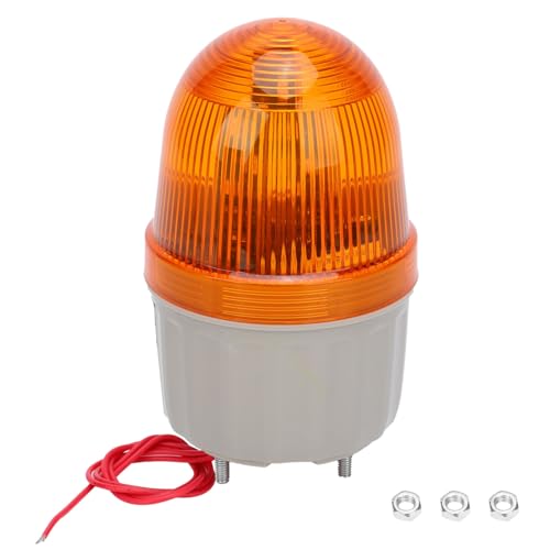 Fafeicy LED-Blitzlicht, 5W 220V AC-Warnlicht LED-Lampen-Ton- und Beleuchtungsalarmausrüstung, für Bürogebäude, Schulen(Gelb), Tasten Und Anzeigen von Fafeicy