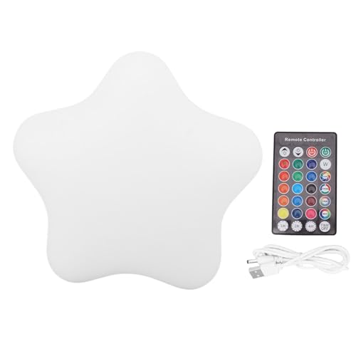Fafeicy LED Dimmbares Sternlicht Ip68 Wasserdichtes Wiederaufladbares Licht Einstellbarer RGB-Farbwechsel mit Fernbedienung Nachtlicht von Fafeicy